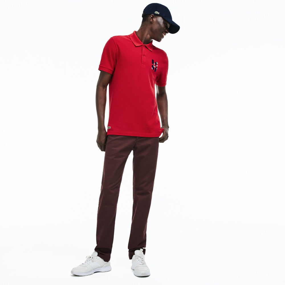 Regular Fit LCST Lettering Petit Piqué Polo | Lacoste Mens