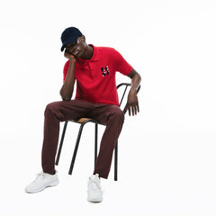 Regular Fit LCST Lettering Petit Piqué Polo | Lacoste Mens