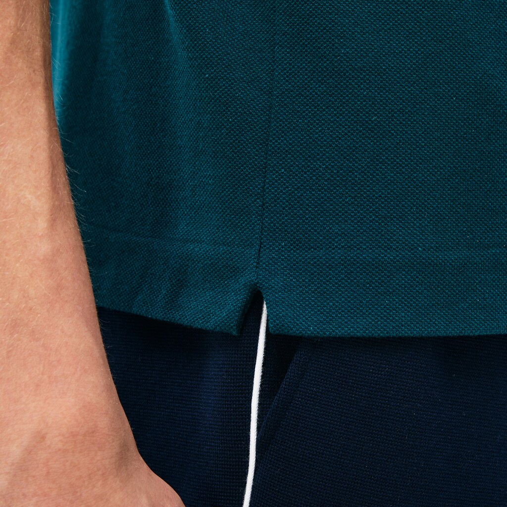 Regular Fit Striped Accents Petit Piqué Polo | Lacoste Mens