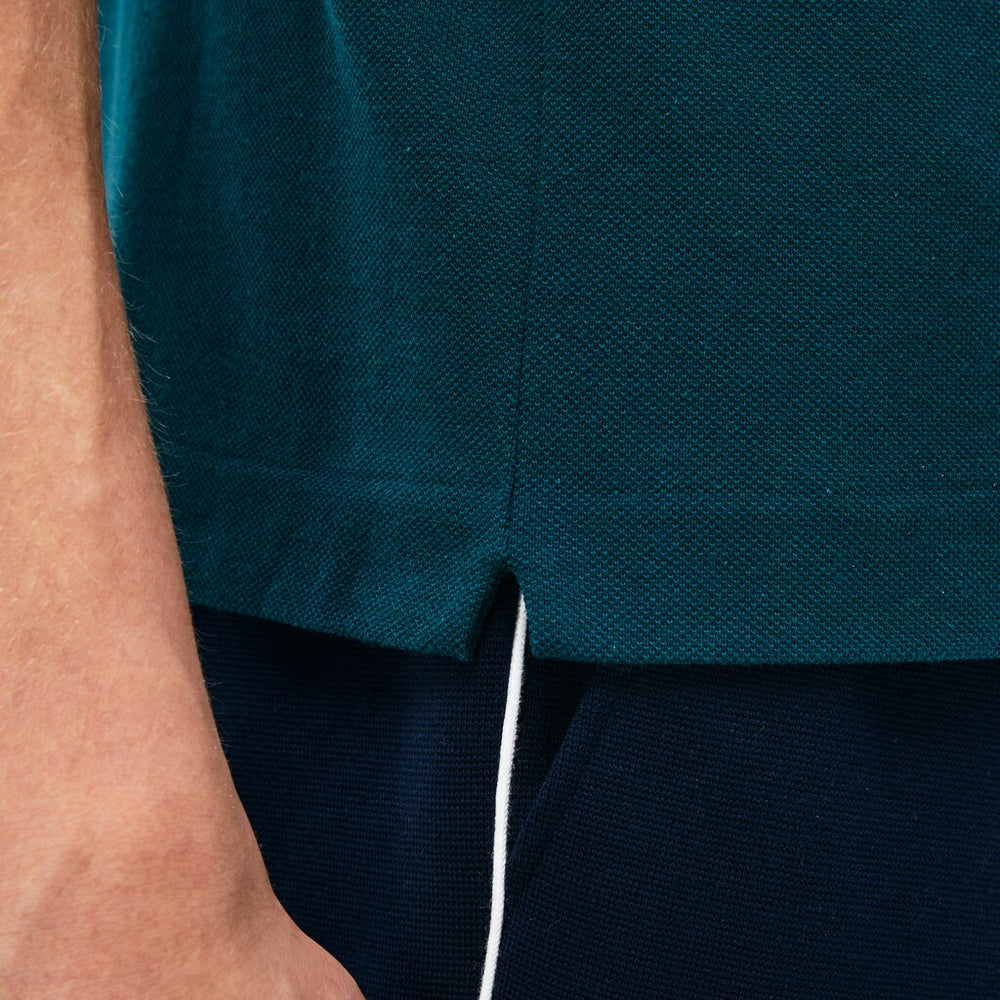 Regular Fit Striped Accents Petit Piqué Polo | Lacoste Mens