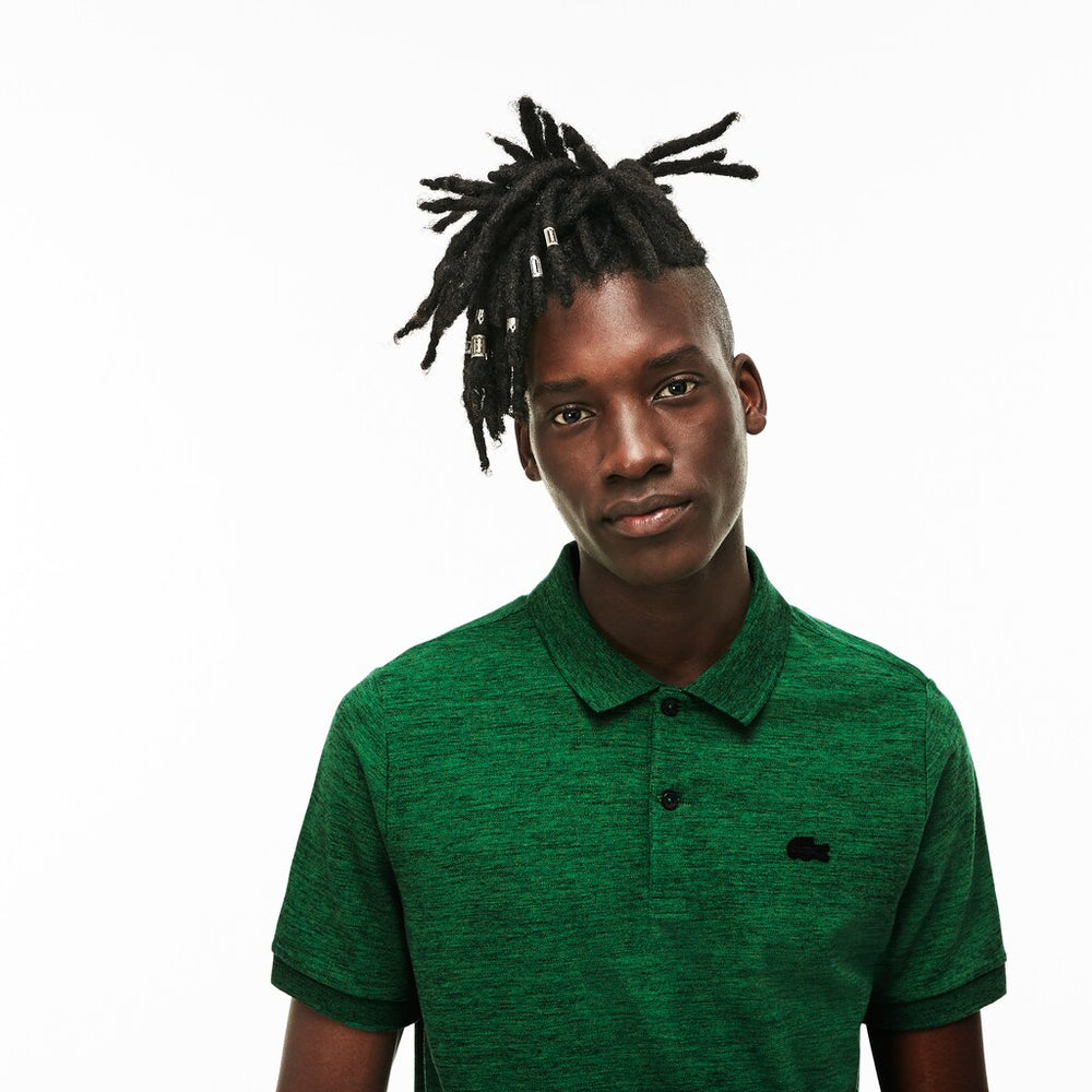 Unisex LIVE Slim Fit Stretch Mini Piqué Polo | Lacoste Mens