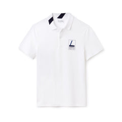 Slim Fit Lettering Stretch Mini Piqué Polo | Lacoste Mens