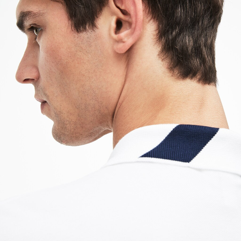 Slim Fit Lettering Stretch Mini Piqué Polo | Lacoste Mens