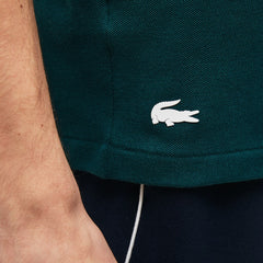 Slim Fit Lettering Stretch Mini Piqué Polo | Lacoste Mens