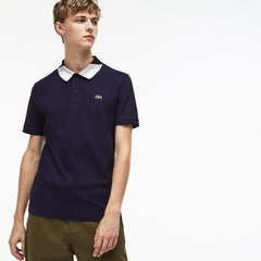 Lacoste Slim Fit Colourblock Striped Knop Piqué Polo Shirt | Lacoste Mens