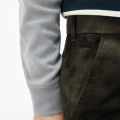 LIVE Print Stretch Cotton Twill Chino Pants | Lacoste Mens