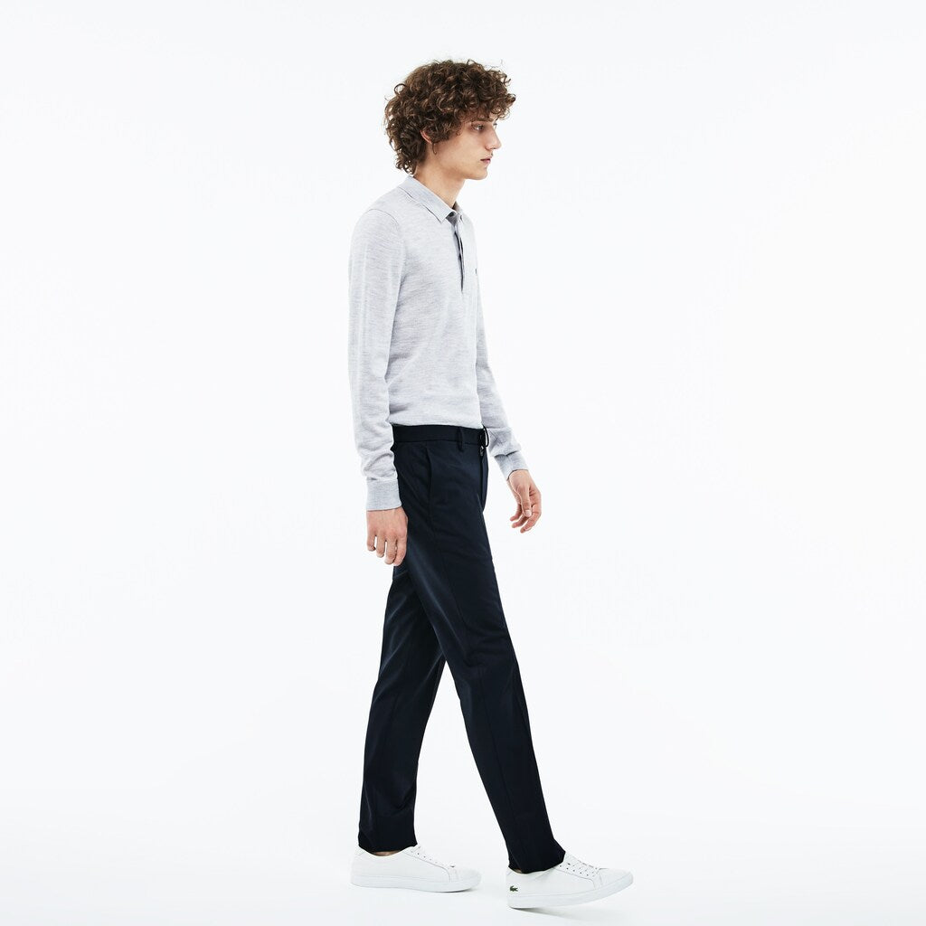 Slim Fit Stretch Twill Chino Pants | Lacoste Mens