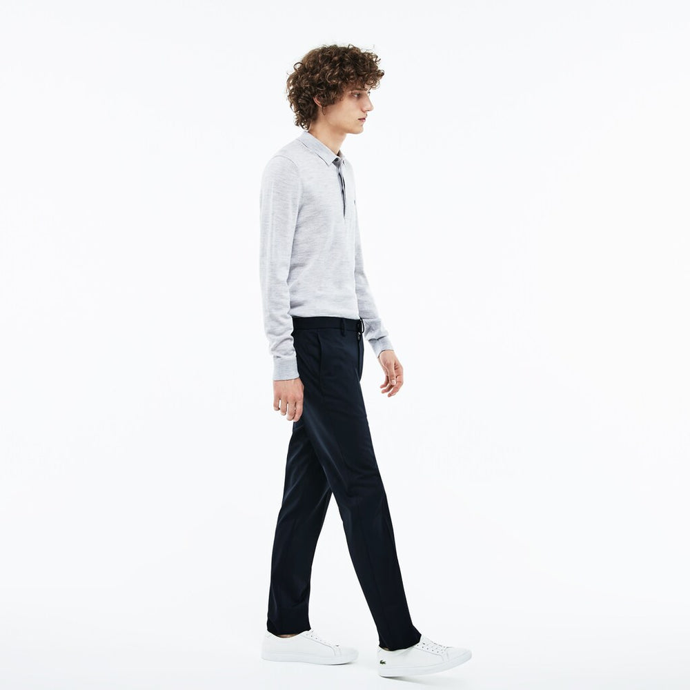 Slim Fit Stretch Twill Chino Pants | Lacoste Mens