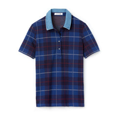 Wo  Tartan Check Cotton Jacquard Polo | Lacoste Womens