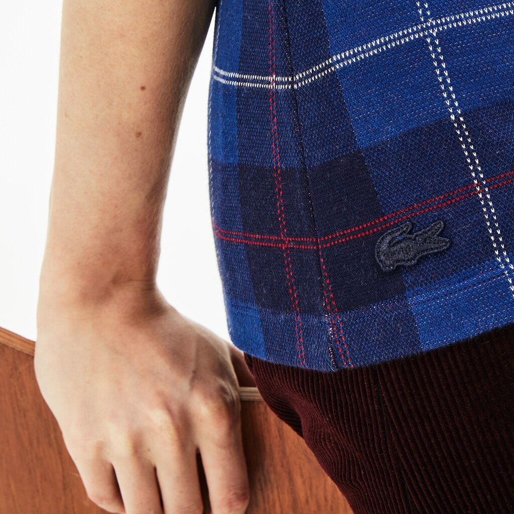 Wo  Tartan Check Cotton Jacquard Polo | Lacoste Womens