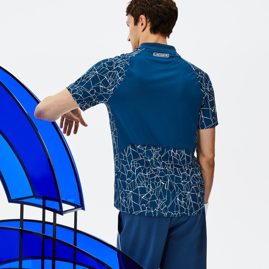 SPORT Novak Djokovic Print Technical Jersey Polo | Lacoste Mens