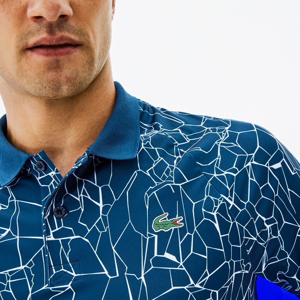 SPORT Novak Djokovic Print Technical Jersey Polo | Lacoste Mens