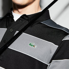 SPORT Striped Stretch Jersey Golf Polo | Lacoste Mens