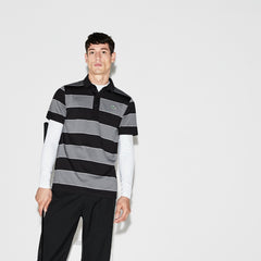 SPORT Striped Stretch Jersey Golf Polo | Lacoste Mens