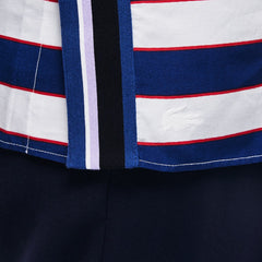 Wo  Regular Fit Striped Cotton & Silk Voile Shirt | Lacoste Womens