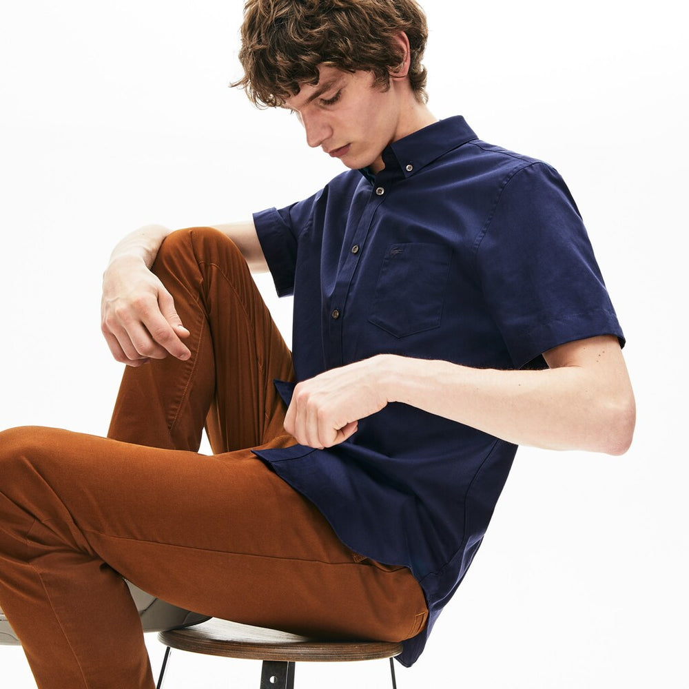 Regular Fit Mini Piqué Shirt | Lacoste Mens