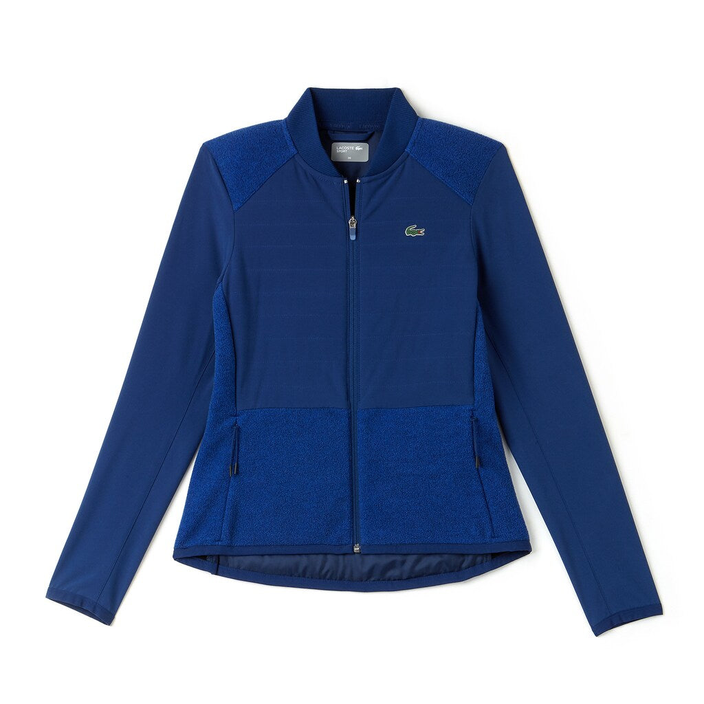 Wo  SPORT Quilted Taffeta And Fleece Golf Jacket | Lacoste Womens