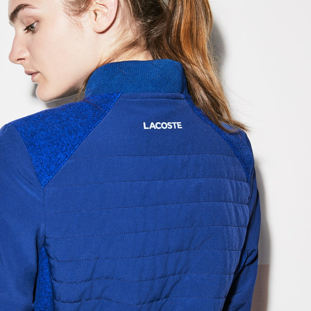 Wo  SPORT Quilted Taffeta And Fleece Golf Jacket | Lacoste Womens