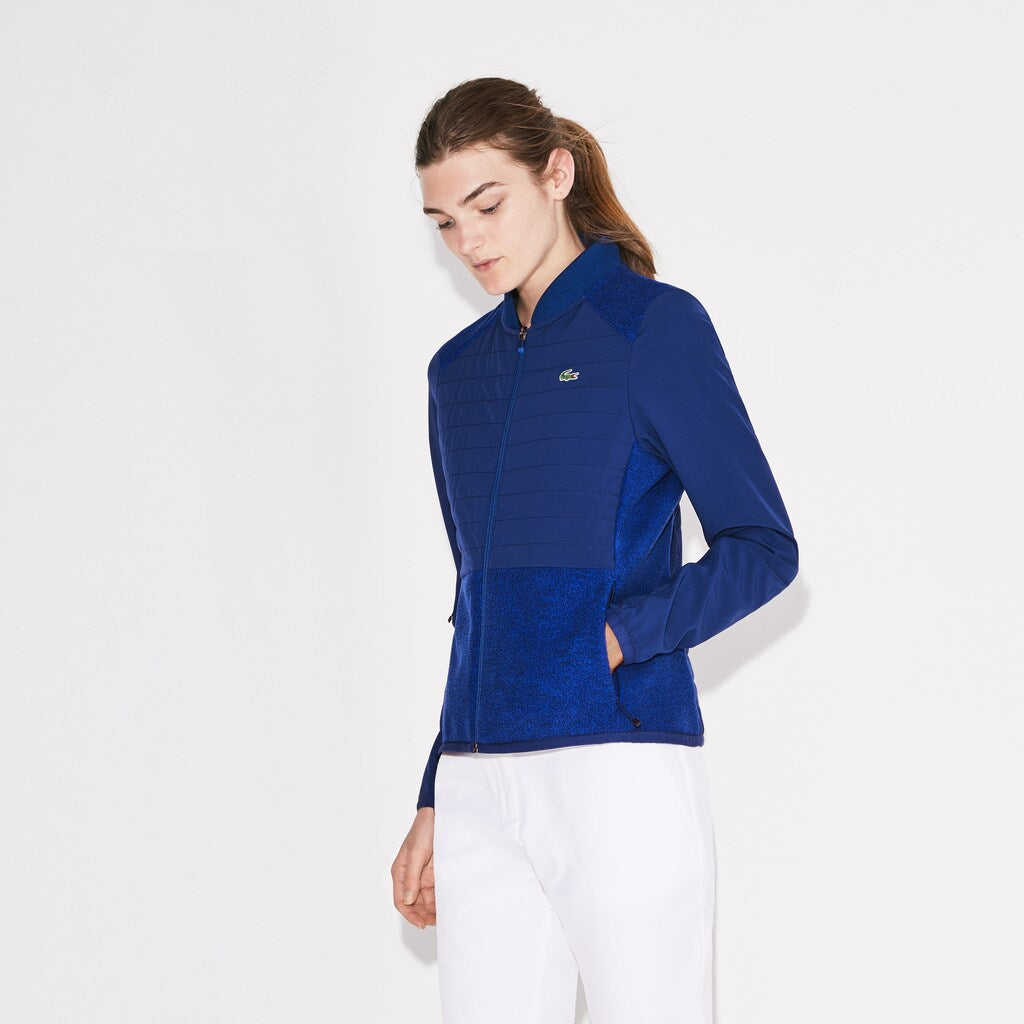 Wo  SPORT Quilted Taffeta And Fleece Golf Jacket | Lacoste Womens