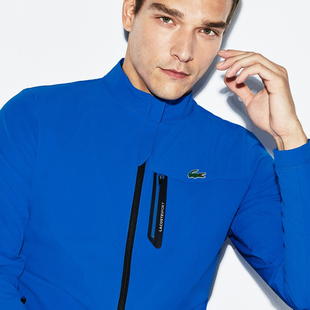 SPORT Technical Taffeta Zip Golf Jacket | Lacoste Mens