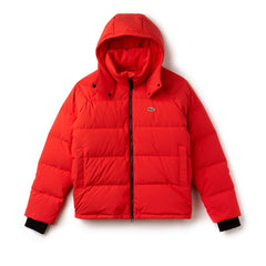 LIVE Short Water-Resistant Taffeta Quilted Jacket | Lacoste Mens