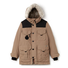 Unisex LIVE Water-Resistant Canvas Quilted Parka | Lacoste Mens