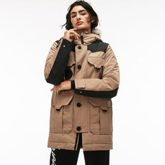 Unisex LIVE Water-Resistant Canvas Quilted Parka | Lacoste Mens