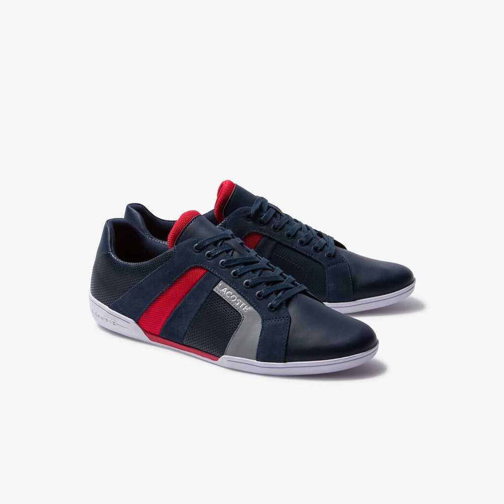 Chaymon Club Leather and Suede Sneakers | Lacoste Mens