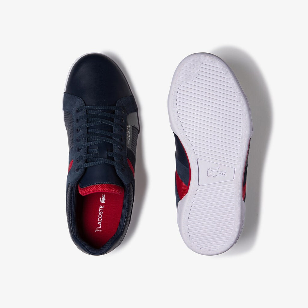 Chaymon Club Leather and Suede Sneakers | Lacoste Mens