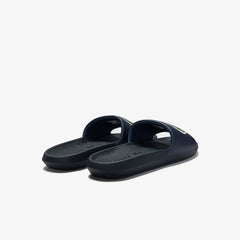 Croco Synthetic and PU Slides | Lacoste Mens