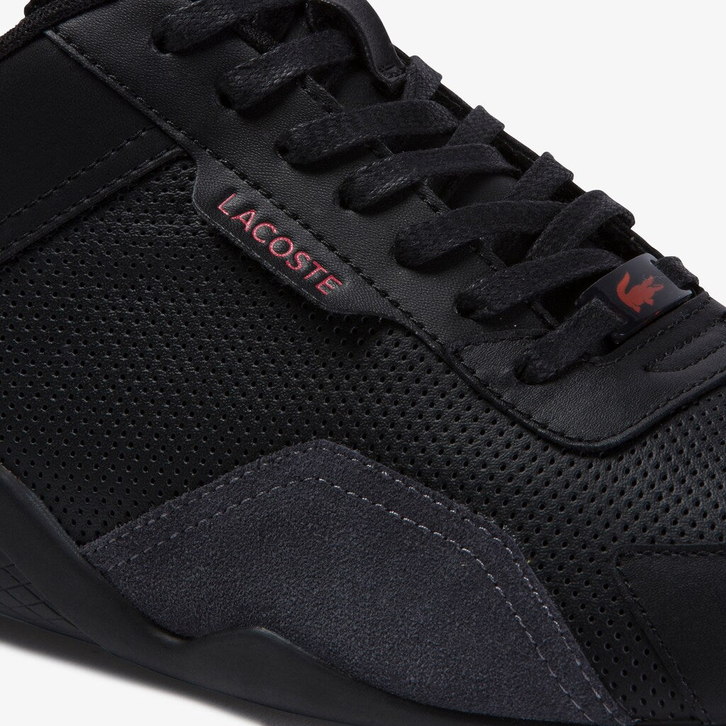 Hapona Leather and Synthetic Sneakers | Lacoste Mens