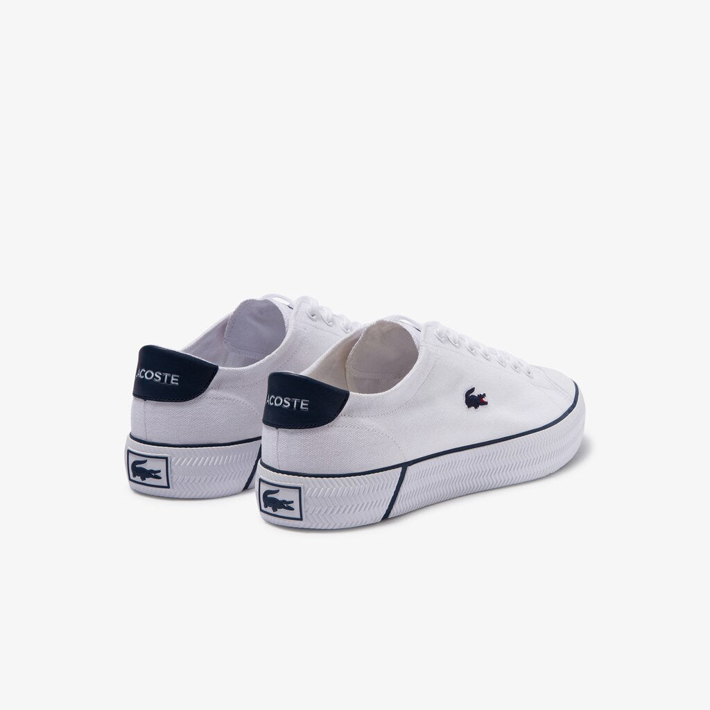 Gripshot Textured Canvas Sneakers | Lacoste Mens