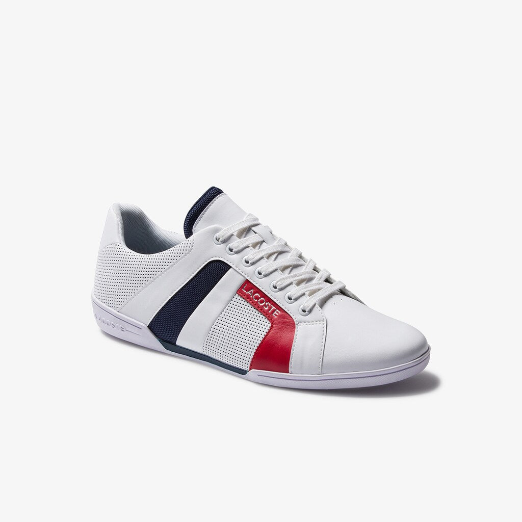 Chaymon Club Leather and Mesh Sneakers | Lacoste Mens