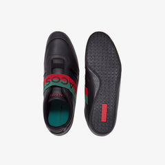 Misano Elastic Leather Sneakers | Lacoste Mens