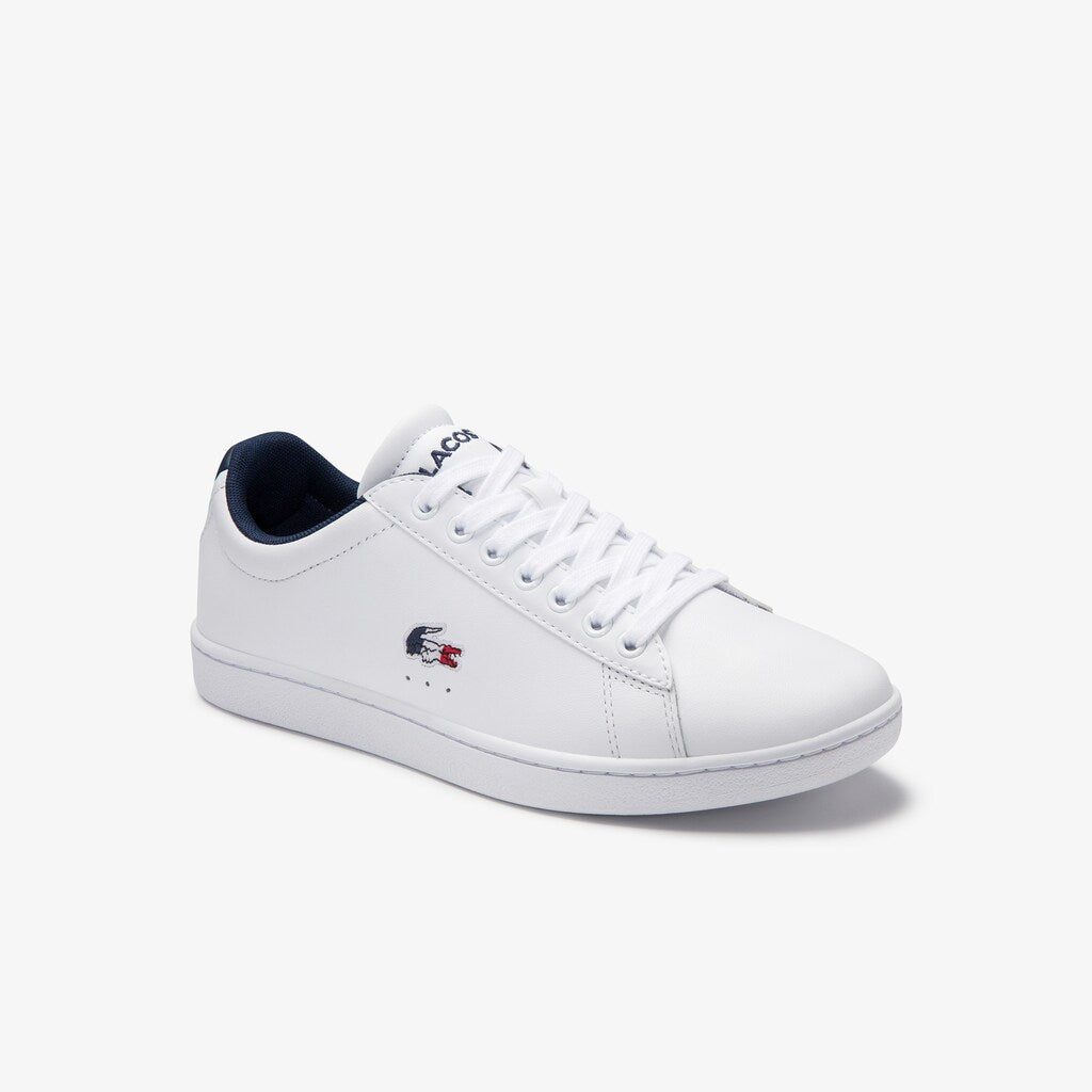 Wo  Carnaby Evo Tricolore Leather and Synthetic Sneakers | Lacoste Womens