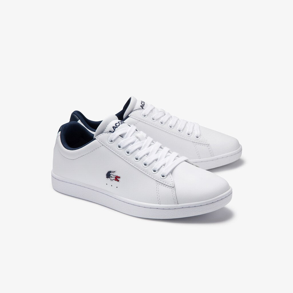 Wo  Carnaby Evo Tricolore Leather and Synthetic Sneakers | Lacoste Womens