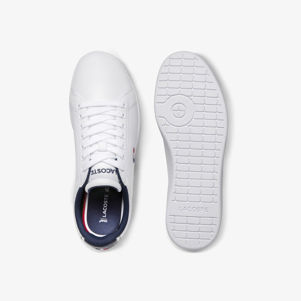 Wo  Carnaby Evo Tricolore Leather and Synthetic Sneakers | Lacoste Womens
