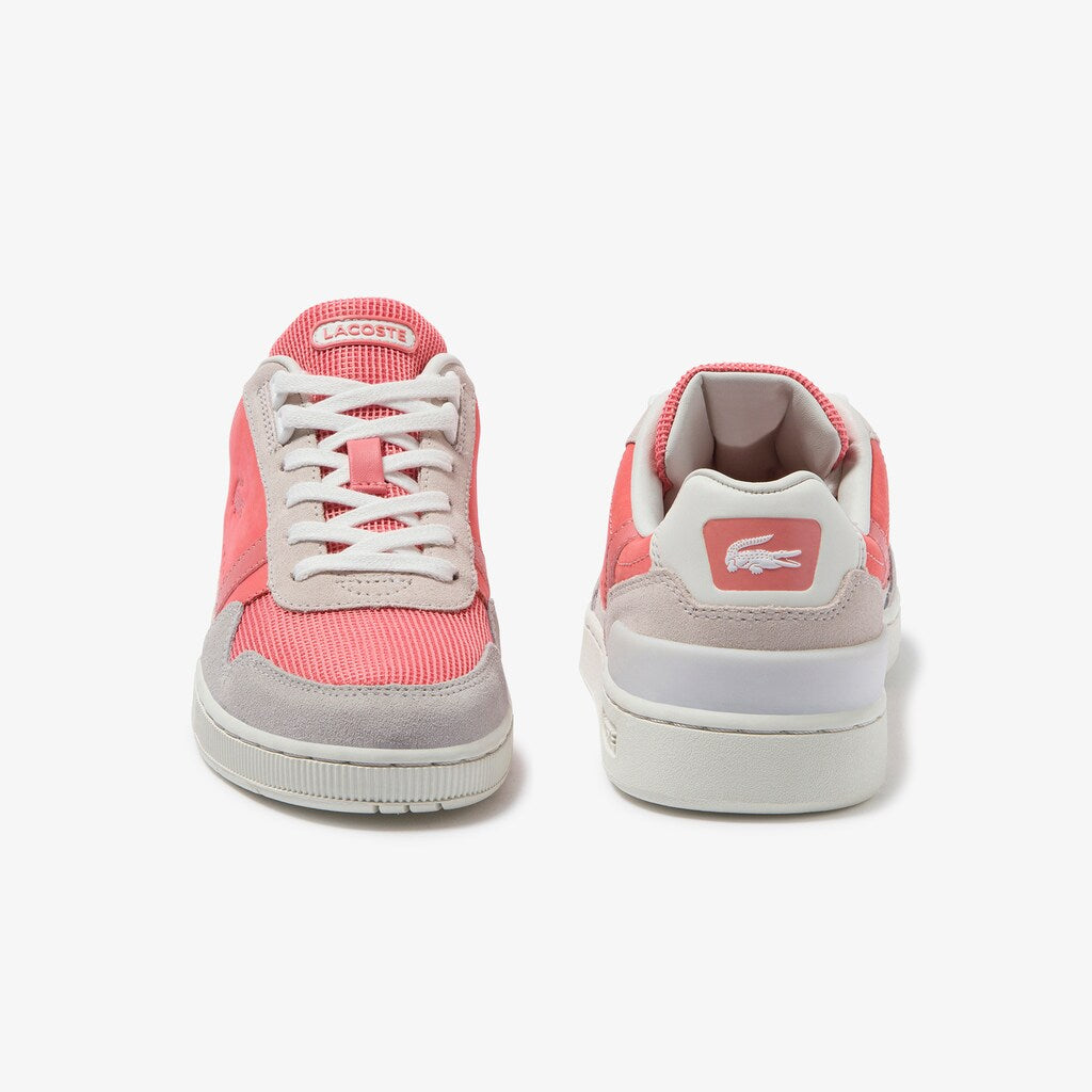 Wo  T-Clip Leather and Suede Sneakers | Lacoste Womens
