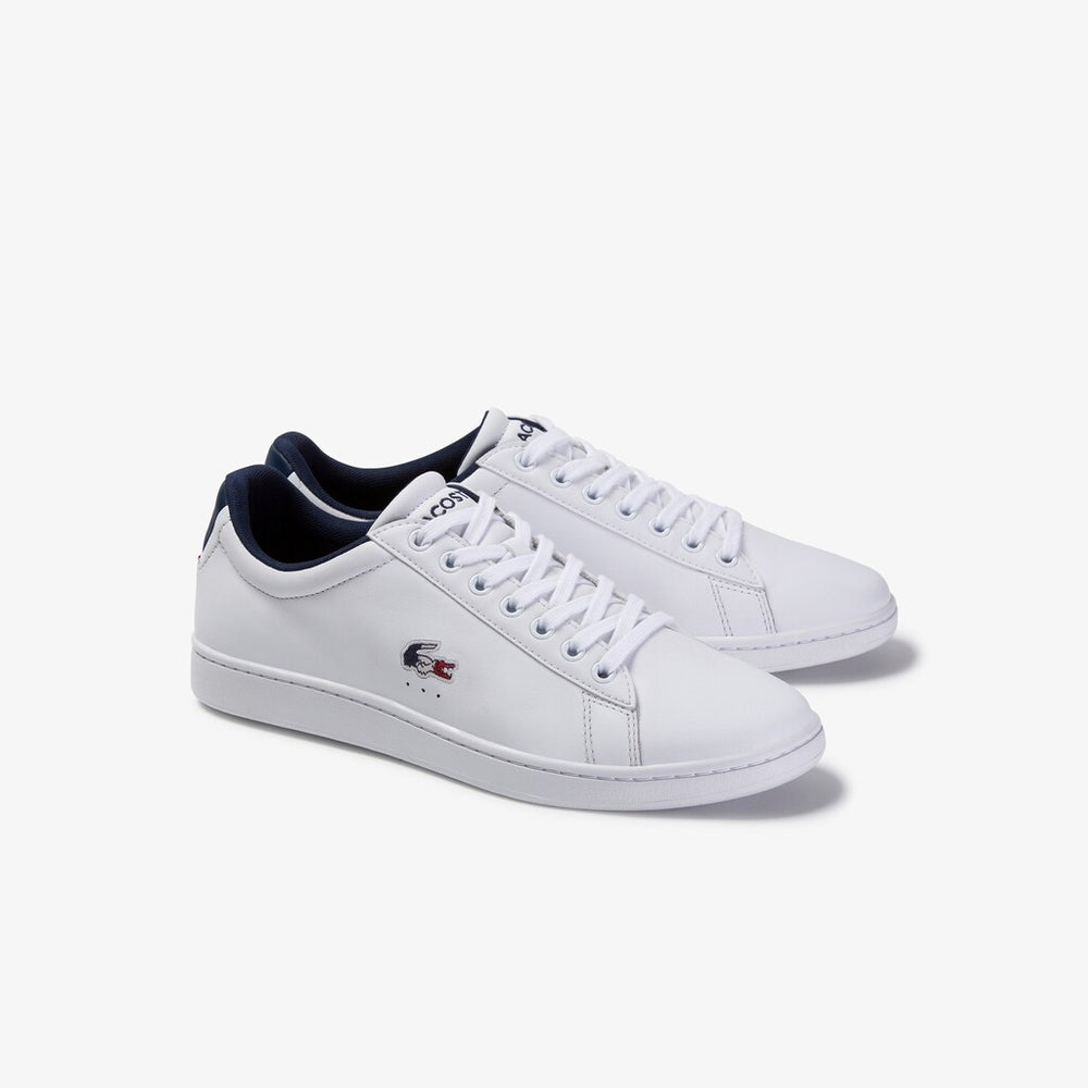 Carnaby Evo Leather and Synthetic Sneakers | Lacoste Mens