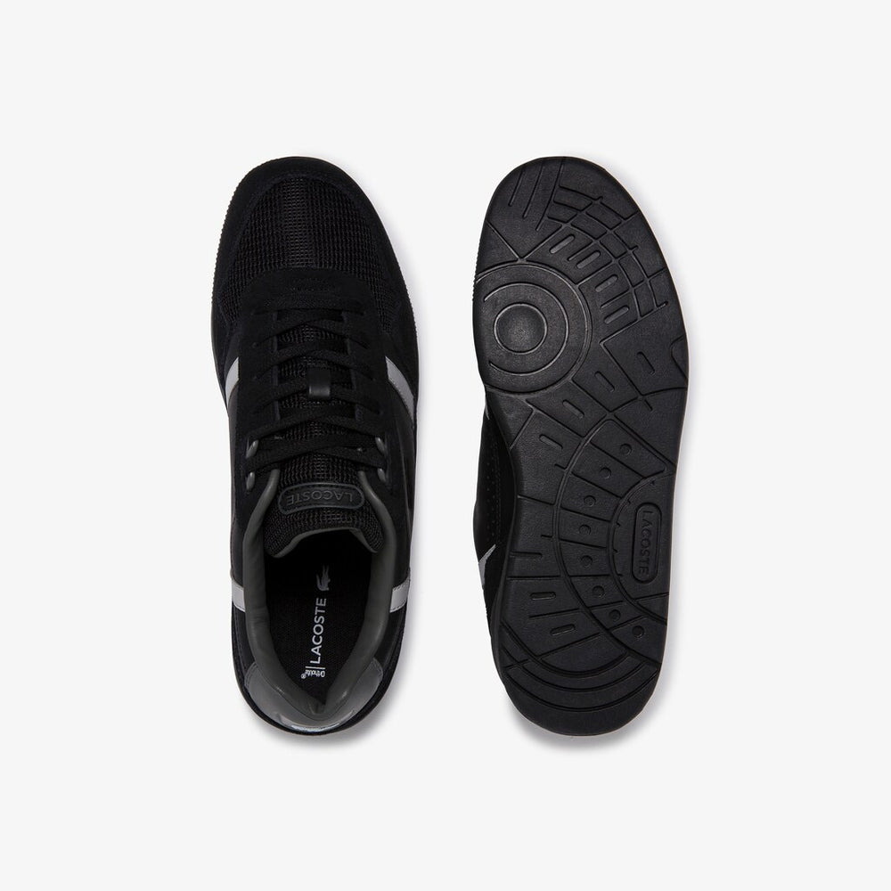 T-Clip Leather and Suede Sneakers | Lacoste Mens