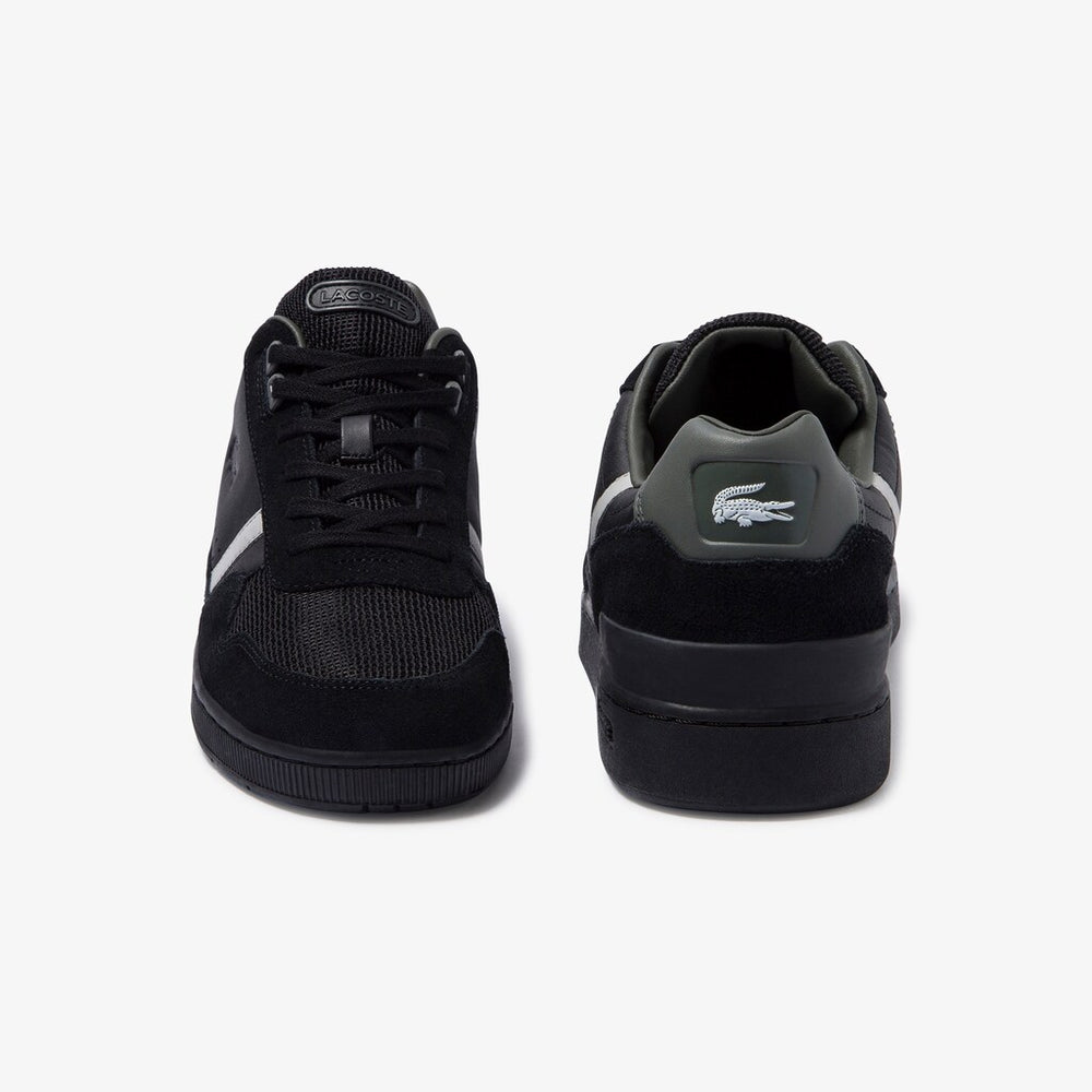 T-Clip Leather and Suede Sneakers | Lacoste Mens