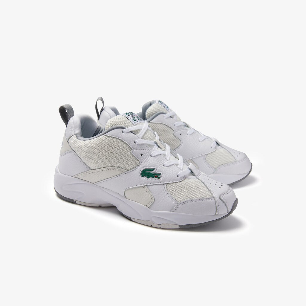 Storm 96 Leather and Textile Sneakers | Lacoste Mens