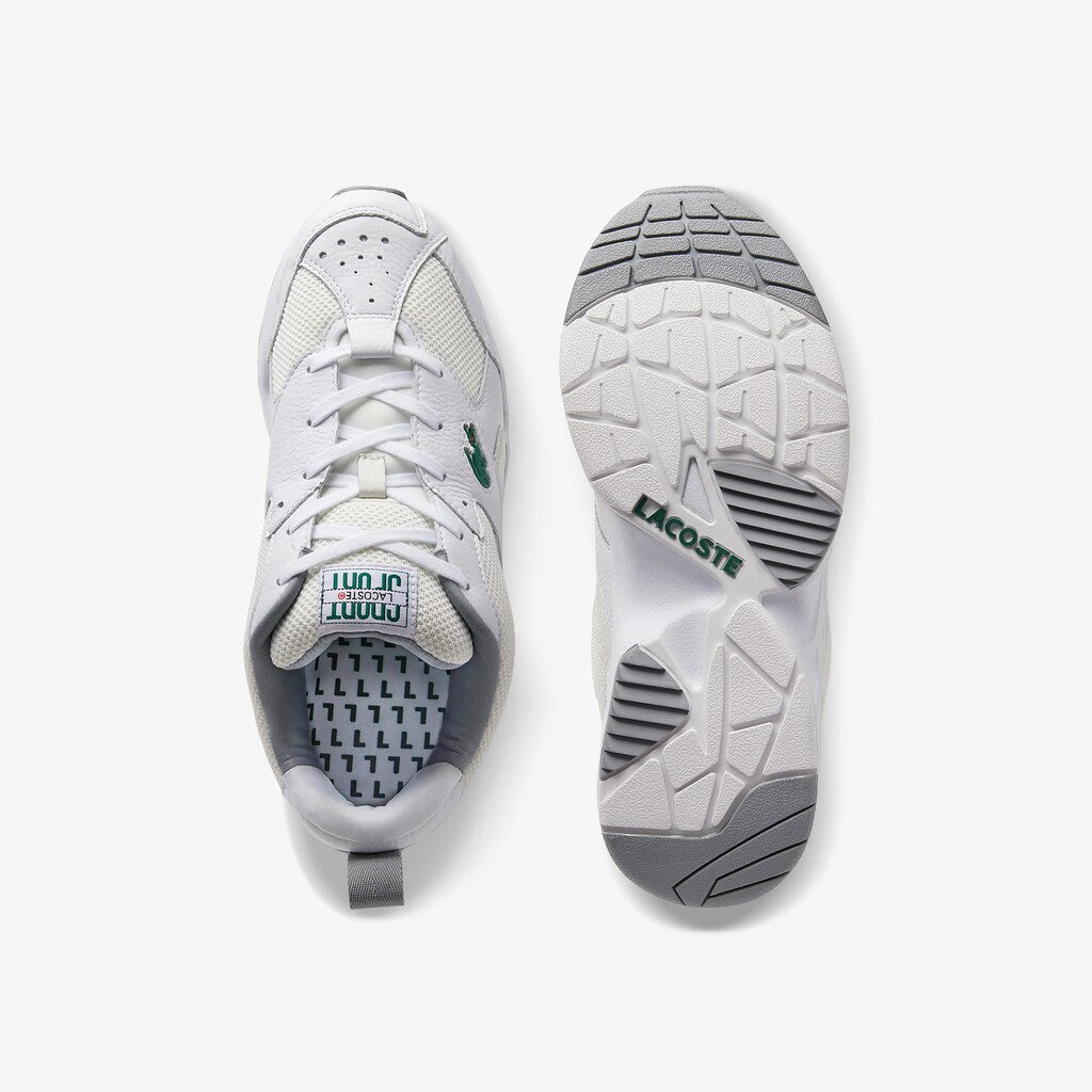 Storm 96 Leather and Textile Sneakers | Lacoste Mens