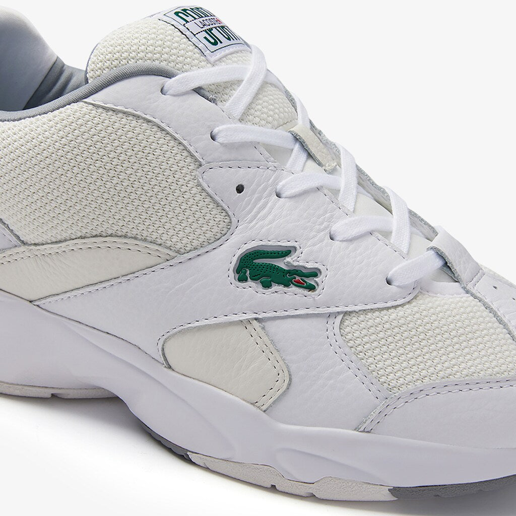 Storm 96 Leather and Textile Sneakers | Lacoste Mens