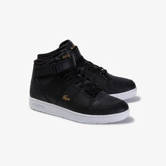 Tramline Mid Perforated Leather Sneakers | Lacoste Mens