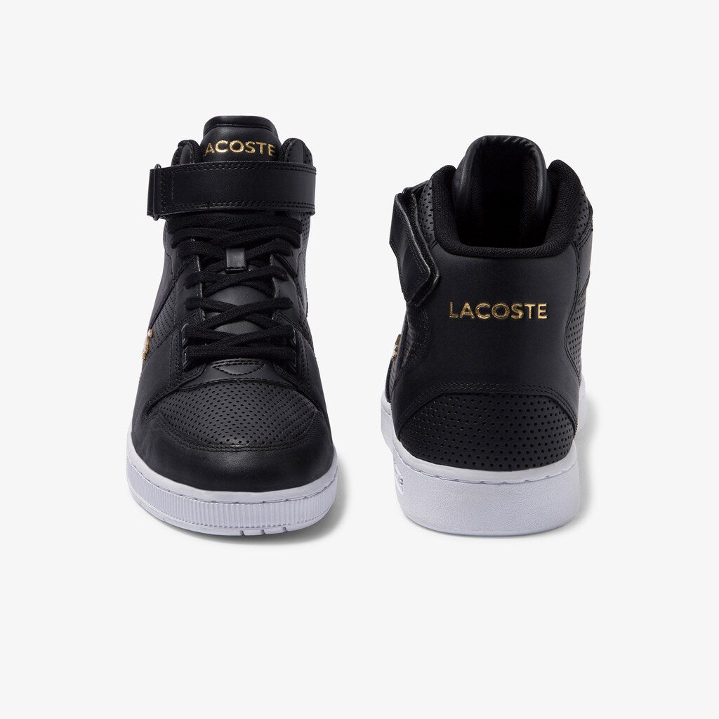 Tramline Mid Perforated Leather Sneakers | Lacoste Mens