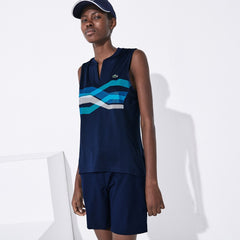 Wo  SPORT Ultra Dry Geometric Print Performance Polo | Lacoste Womens