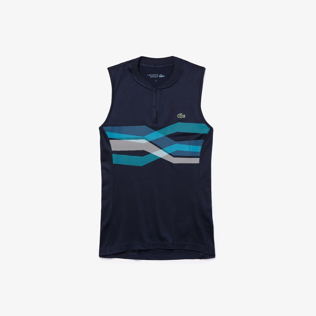 Wo  SPORT Ultra Dry Geometric Print Performance Polo | Lacoste Womens