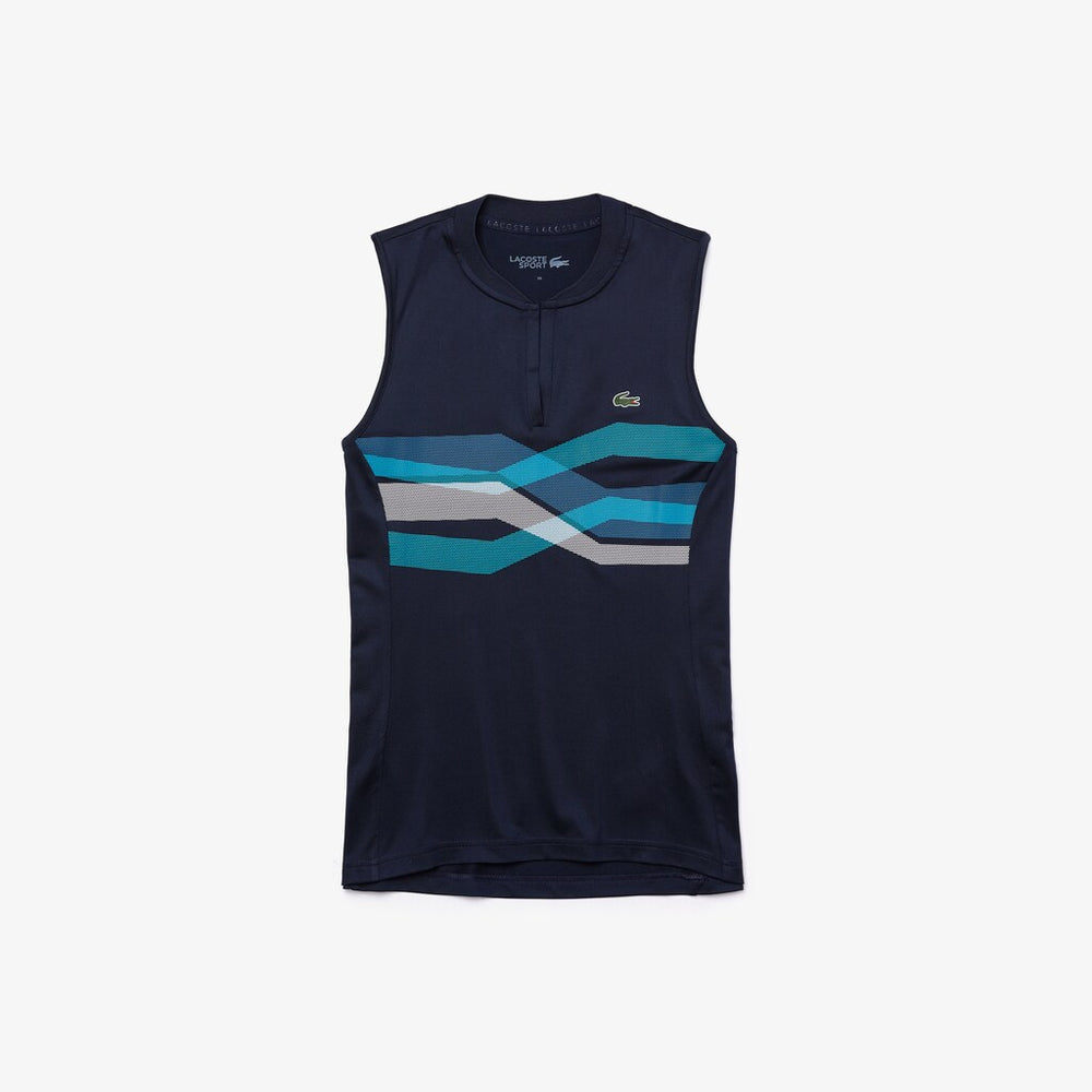 Wo  SPORT Ultra Dry Geometric Print Performance Polo | Lacoste Womens