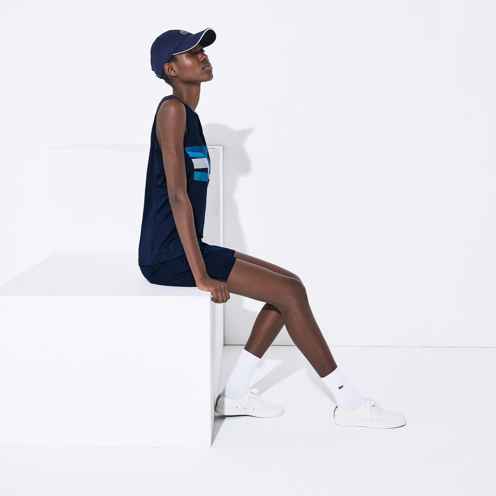Wo  SPORT Ultra Dry Geometric Print Performance Polo | Lacoste Womens